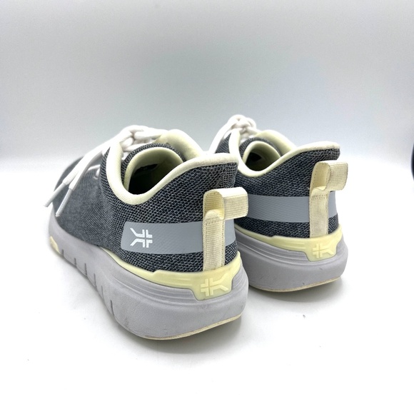 KURU Flex Via Athletic Sneaker Size 9 Wide Dove Gray / Pale Lime (80583) Size 40 - Picture 8 of 15